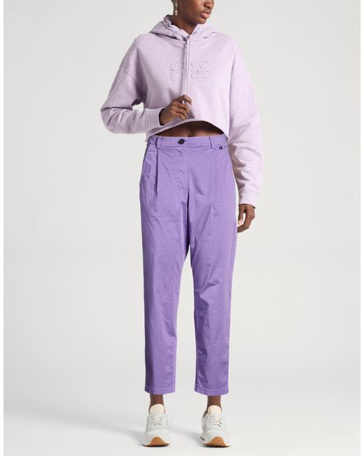 Dixie Purple Pants Cotton, Elastane