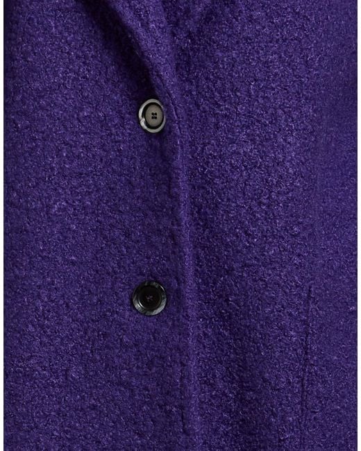 Diana Gallesi Purple Coat Polyester