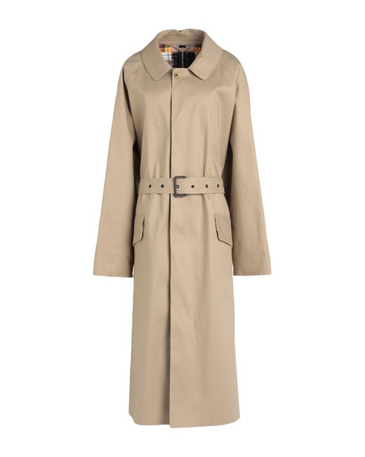 Mackintosh Natural Overcoat & Trench Coat Cotton