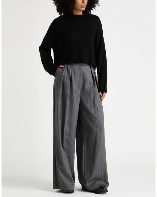 Manila Grace Black Turtleneck Acrylic, Polyamide, Mohair Wool