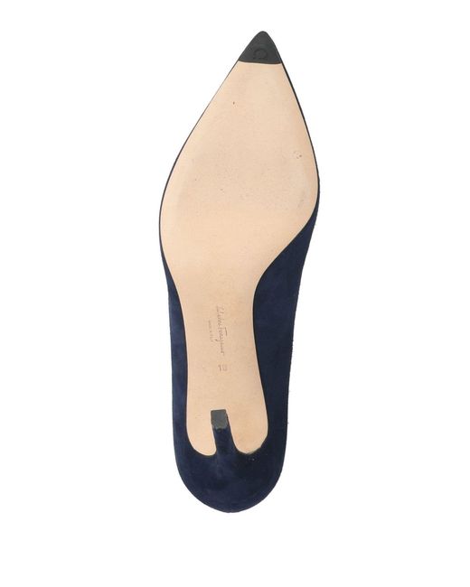 Ferragamo Blue Pumps