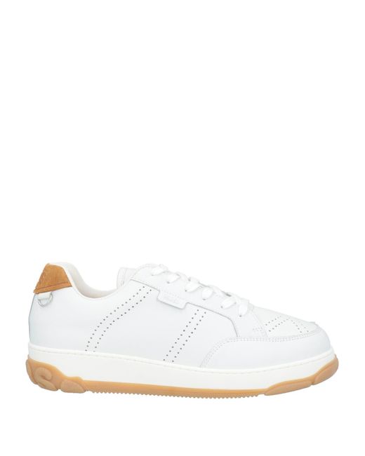 Gcds White Sneakers Leather for men