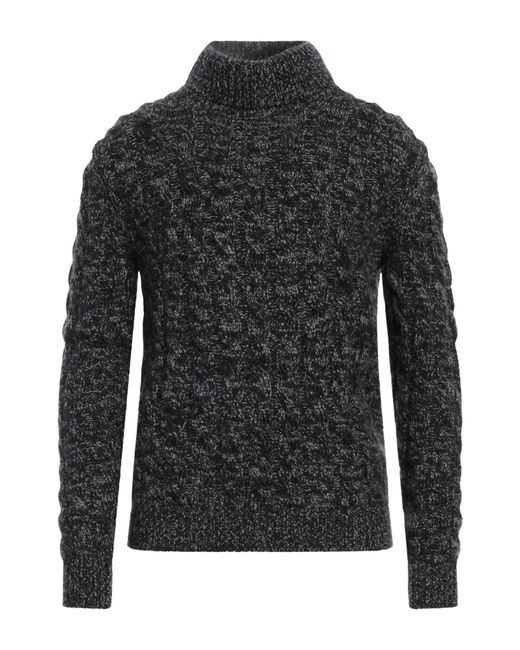 Fedeli Black Turtleneck for men