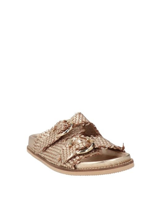 Emanuélle Vee Brown Sandals Synthetic Material