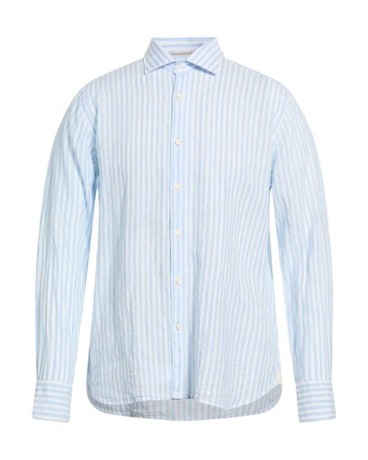 Tintoria Mattei 954 Blue Shirt for men