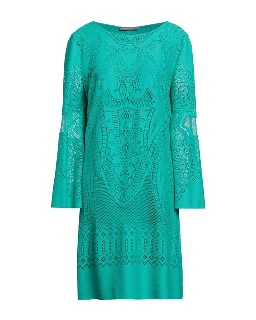 Alberta Ferretti Blue Midi-Kleid