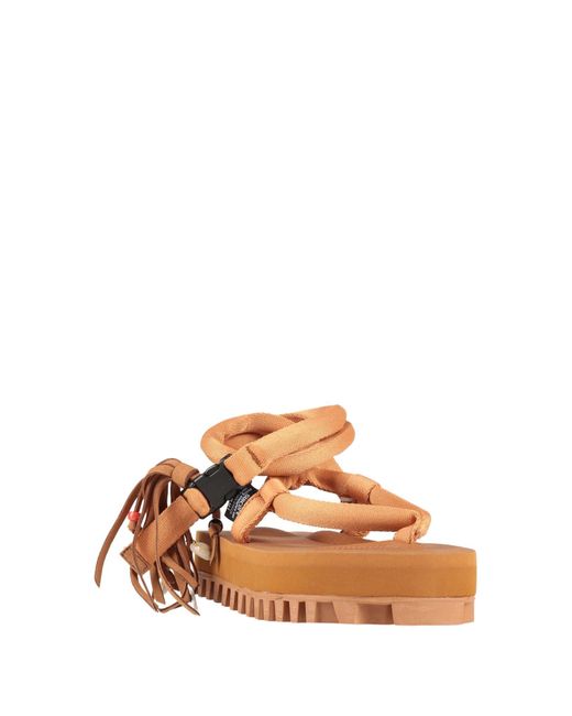 Tongs Alanui en coloris Brown