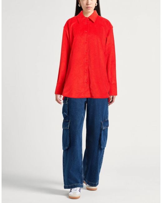 Closed Red Shirt Cotton