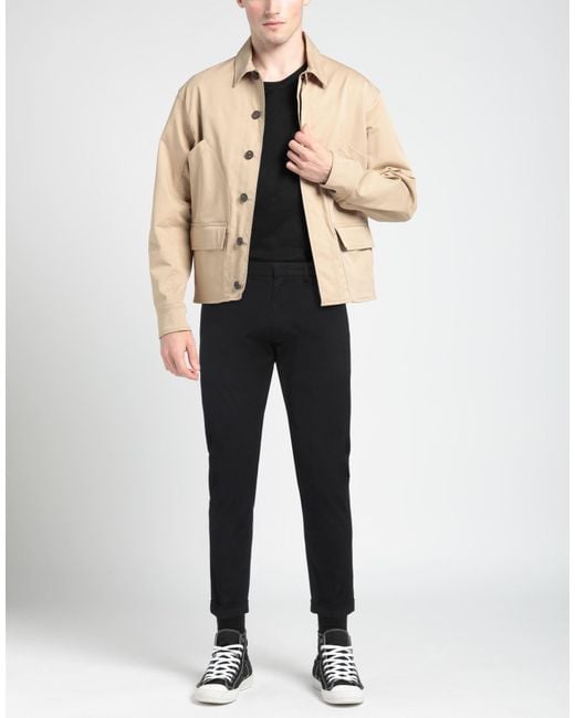GOLDEN CRAFT 1957 Black Pants Cotton, Elastane for men