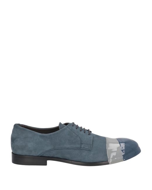 Attimonelli's Blue Lace-up Shoes for men