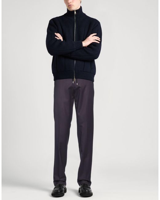 Lardini Blue Dark Pants Wool, Elastane for men