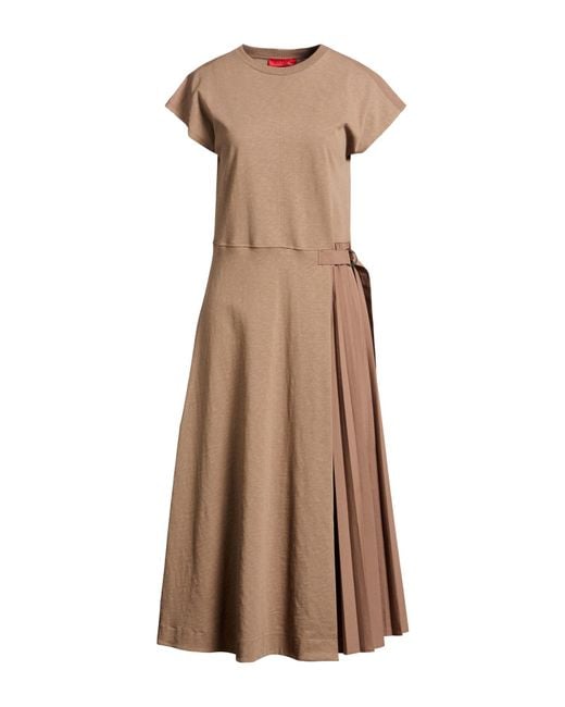 MAX&Co. Natural Midi Dresses
