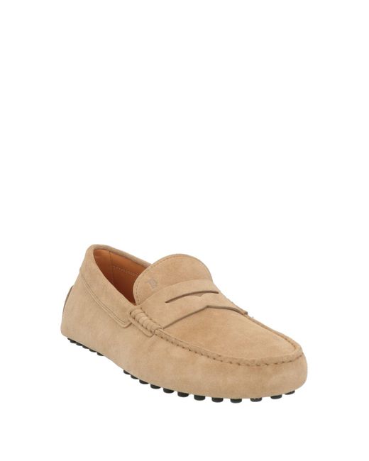 Tod's Natural Camel Loafers Leather for men
