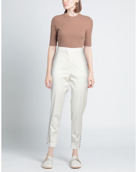 Max Mara White Trouser