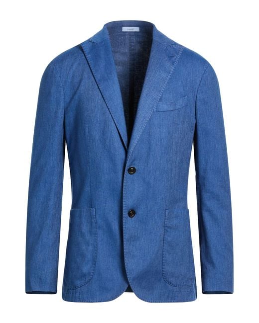 Boglioli Blue Blazers for men