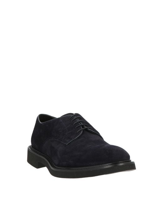 Stringate di Doucal's in Black da Uomo