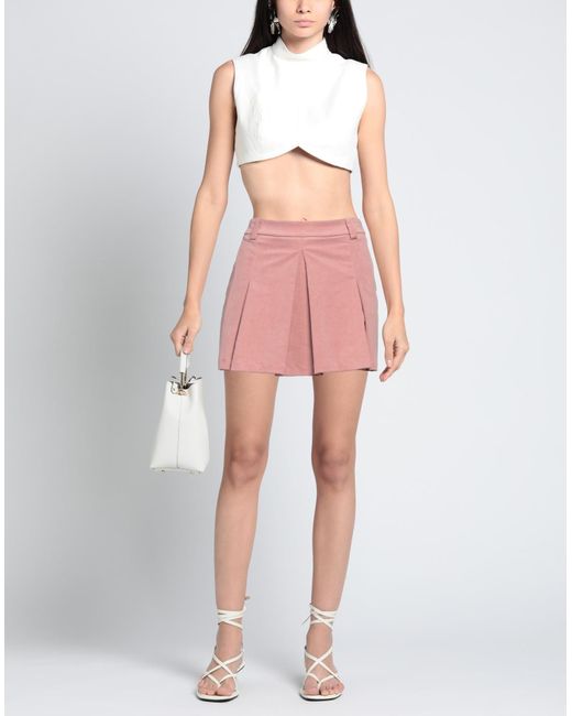 Haveone Pink Mini Skirt