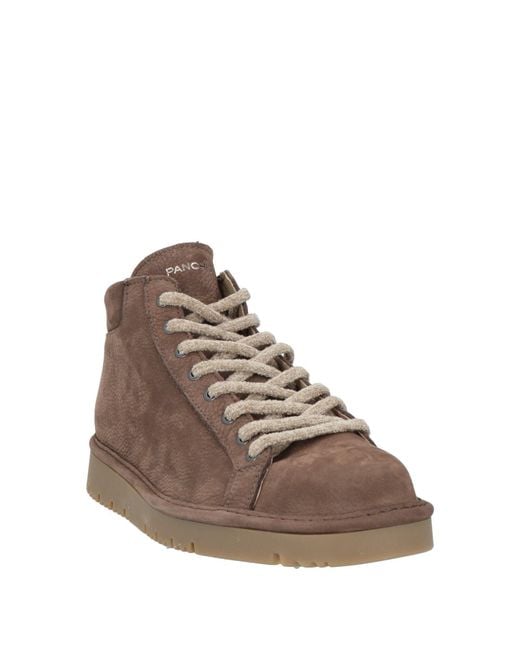 Pànchic Brown Chocolate Ankle Boots Leather for men
