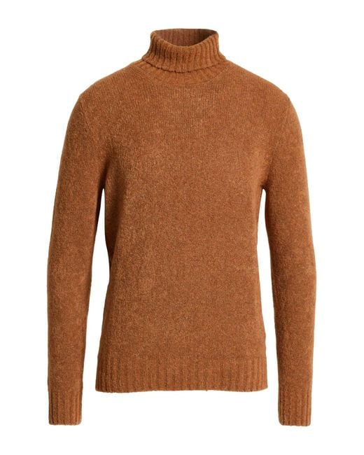 Gran Sasso Brown Turtleneck for men
