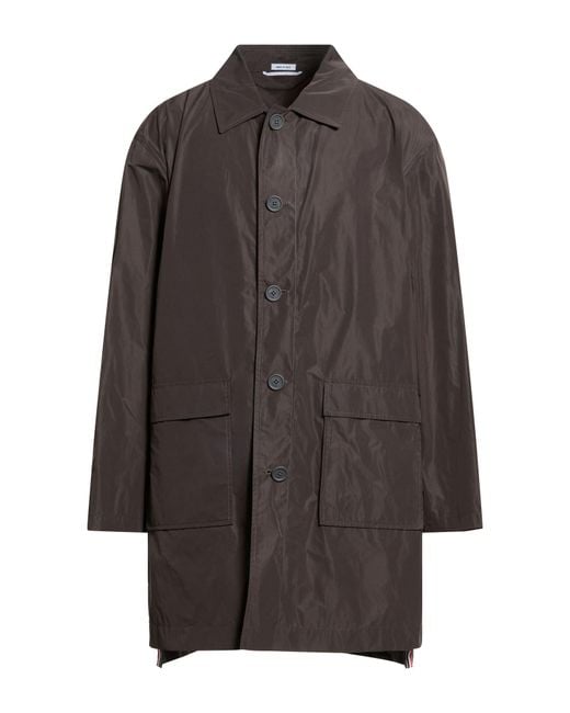 Thom Browne Gray Overcoat & Trench Coat for men