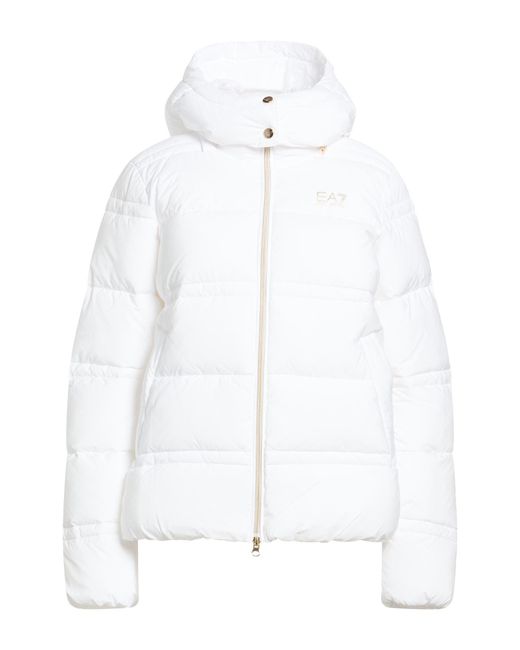 EA7 White Puffers