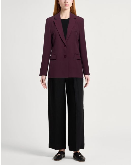 Imperial Purple Blazer Polyester, Elastane