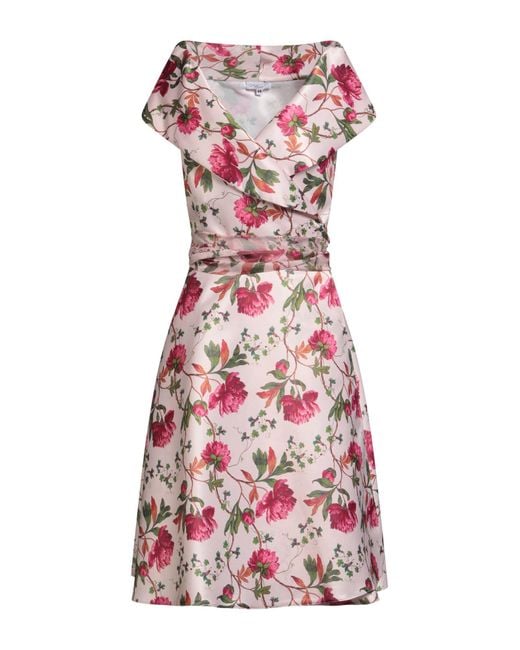 GIADA CURTI RESORT Pink Midi Dress