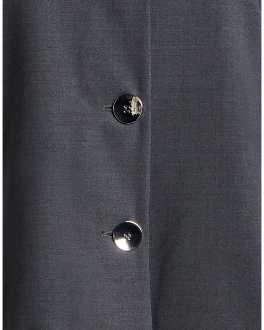 .., merci italia Gray Jacket Polyester, Viscose, Elastane