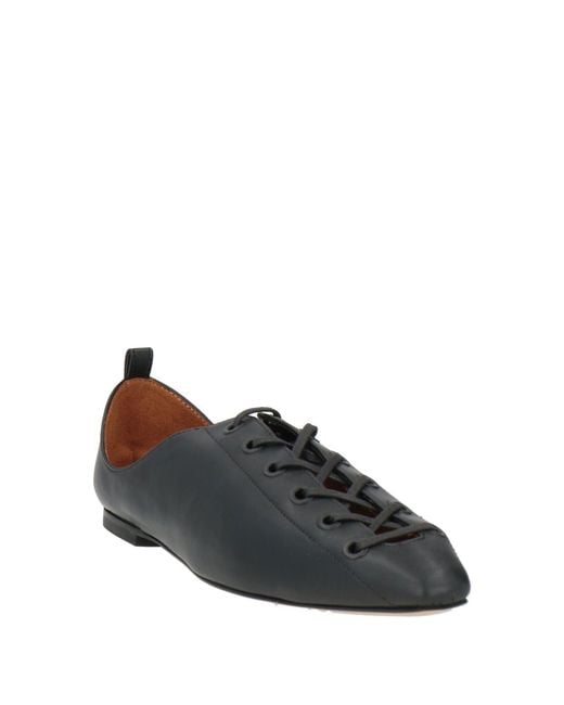 Stella McCartney Black Lace-Up Shoes