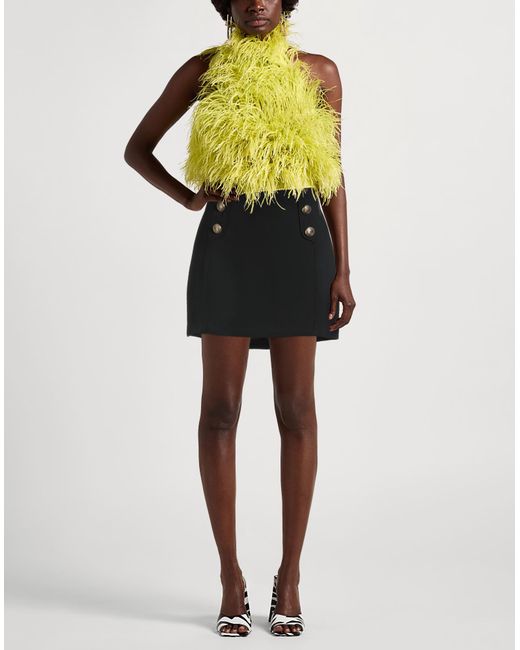 Elisabetta Franchi Black Mini Skirt