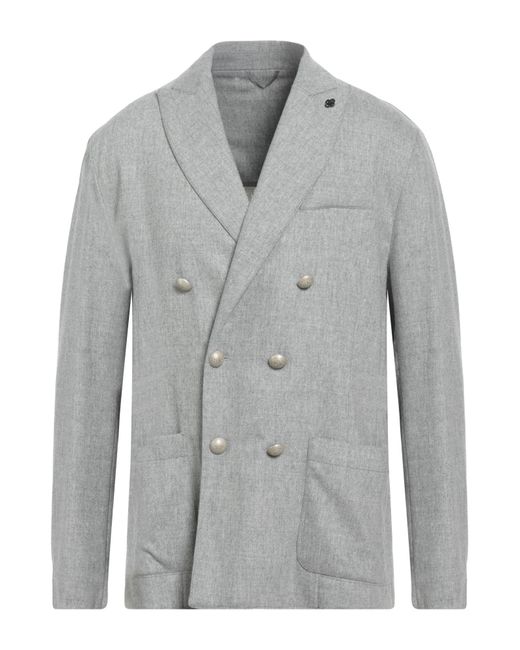 Blazer di Gran Sasso in Gray da Uomo