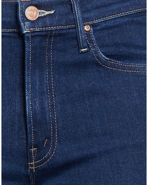 Mother Blue Jeans Cotton, Lyocell, Polyester, Elastane
