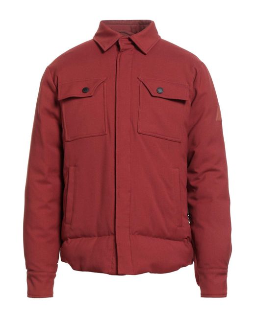 AFTER LABEL Red Puffers for men