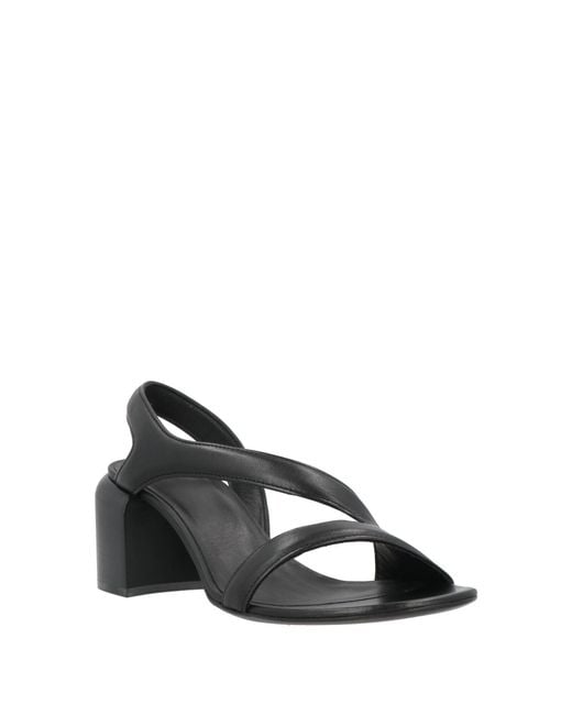 Officine Creative Black Sandals Leather