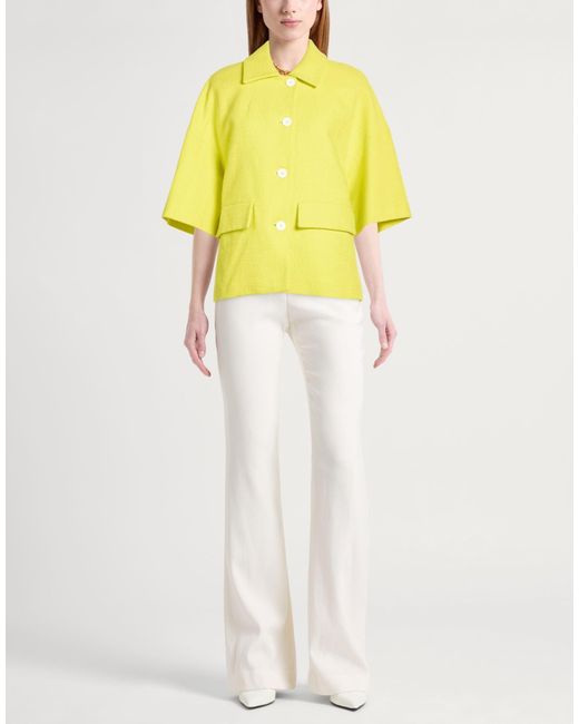 P.A.R.O.S.H. Yellow Blazer Cotton