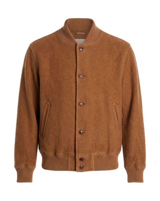 Circolo 1901 Brown Camel Jacket Virgin Wool, Polyamide for men