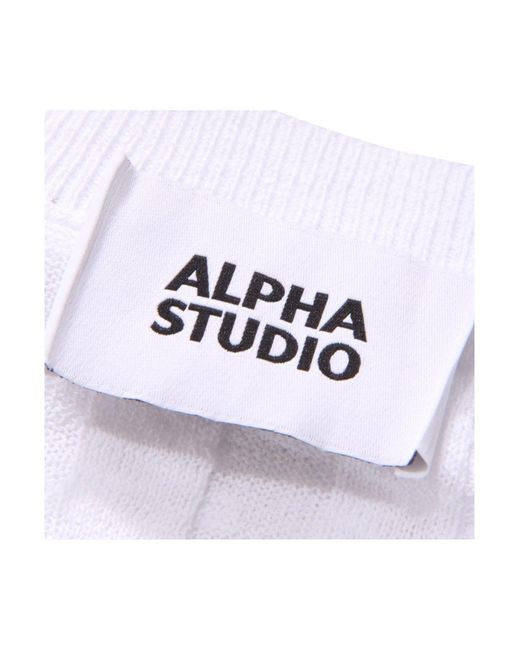 T-shirt Alpha Studio pour homme en coloris Purple
