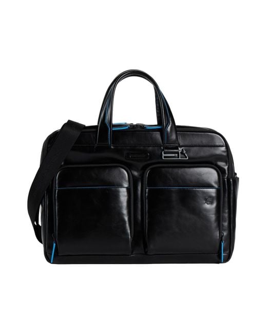 Piquadro Black Handbag for men