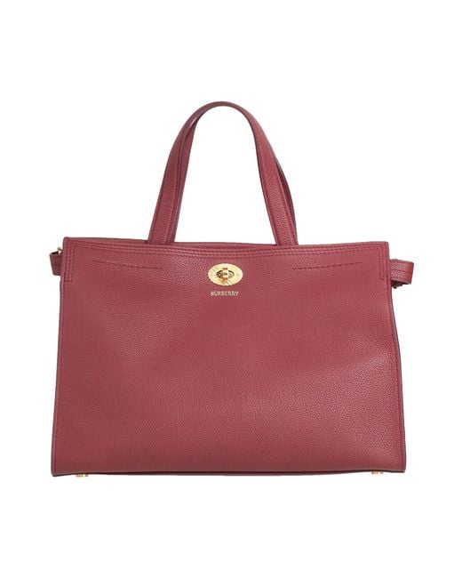 Borsa A Mano di Burberry in Red