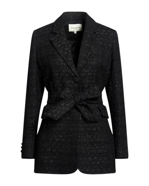 Really Wild Clothing Black Blazer