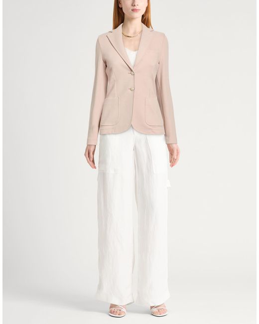 Circolo 1901 Pink Blazer Cotton, Elastane