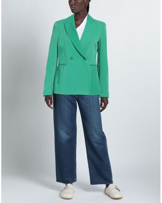 .., merci italia Green Blazer