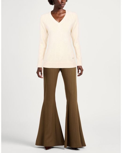 ARMANI EXCHANGE Natural Ivory Sweater Virgin Wool, Acrylic, Cotton