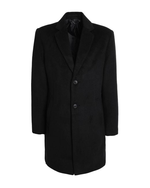 Topman Black Coat for men