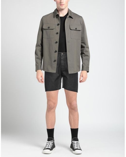 MARSĒM Gray Collection Denim Shorts Cotton for men