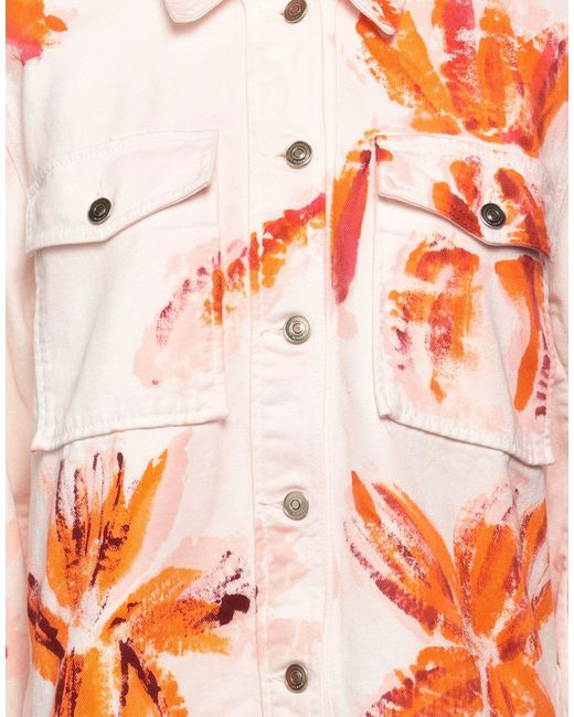 Alanui Orange Denim Outerwear