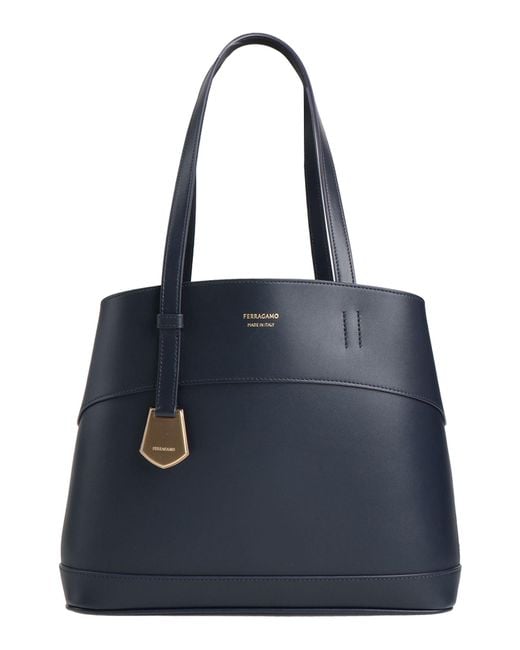 Ferragamo Blue Handbag Calfskin