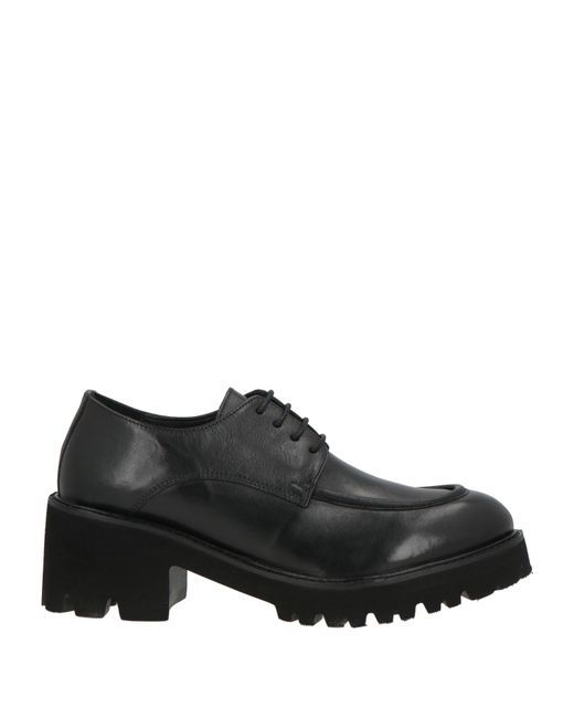 Nila & Nila Black Lace-Up Shoes
