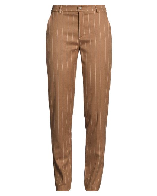 Manila Grace Natural Pants Polyester, Viscose, Elastane
