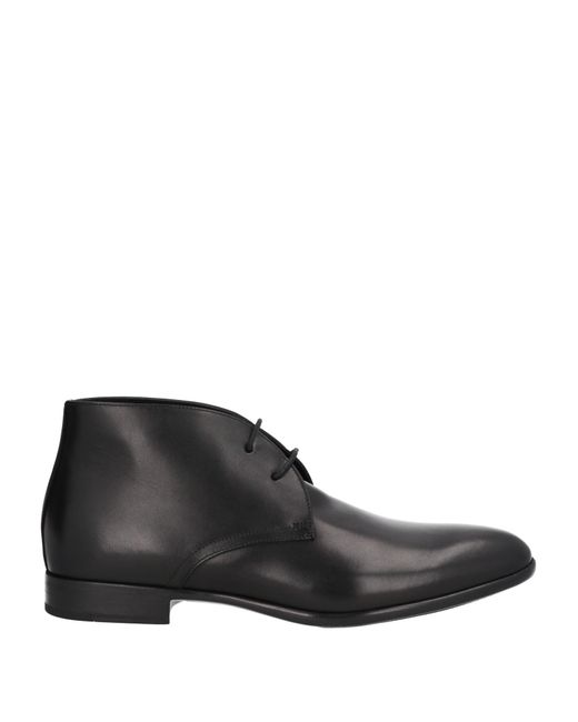 Doucal's Black Ankle Boots for men